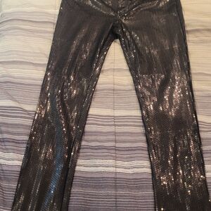 Boom Boom Jeans Black Straight Leg Pants